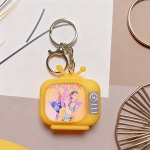  ﻿ Demon hunter girl group anime merchandise KPOP keychain light-up night light gift doll bag decoration ﻿
