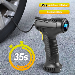 Handheld Air Compressor Wireless/Wired Inflatable Pump Portable Air Pump Tire Inflator Digital for Motorcycle Car Bicycle Balls
