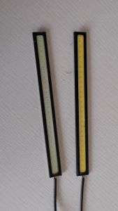 DIY Lampu LED Strip DRL Otomotif Waterproof DC 12V 17 cm 2PCS - COB-17 - Blue