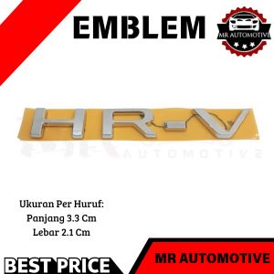 Logo Emblem Bagasi Tulisan HR-V Original