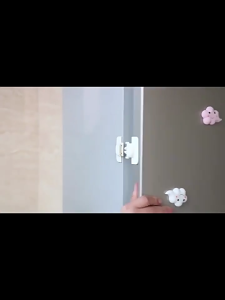 AqToCna Mới 1pcs tủ lạnh nhà khóa an toàn tủ lạnh tủ đông khóa cửa đa chức năng khóa an toàn trẻ em bảo vệ an ninh