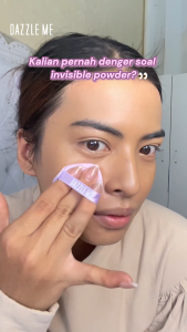 Dazzle Me Invisible Powder 24H Dual Oil Control - Tahan Lama Ringan - Virgo Shoop