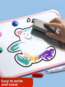 Delightful Black Water-Soluble Marker Pen Set for Children Graffiti Erasable Colorful Drawing Board Pen Set Whiteboard Pen