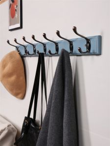 Giá Treo Quần Áo Tường Treo Trong Nhà Phòng Ngủ Phòng Khách Sau Cửa Vít Nén Quần Áo Giá Đỡ Quần Áo Treo Quần Áo