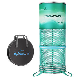 YUZHIYUAN | Wild Fishing Use Coated Quick Drying No Fish Hang Up Fishing Net Bag