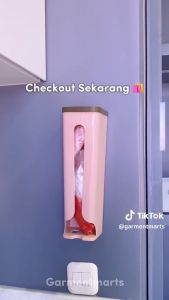 Dispenser pastik -007 tempat kantong plastik sampah kresek praktis serbaguna