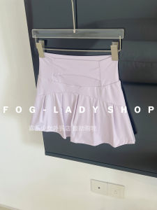 กระโปรงสั้นทรงเอเอวสูงสำหรับผู้หญิง กระโปรงกีฬาฟิตเนส กระโปรงวิ่งฤดูร้อน กระโปรงเทนนิส กระโปรงยูจีน กระโปรงสั้นป้องกันแสง