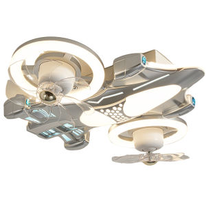 QIDUN | Smart Voice Double Swinging Bright Ceiling Fan Light