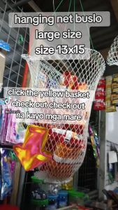 5pcs Large Quality Buslo Hanging Net Basket Sari Sari Store