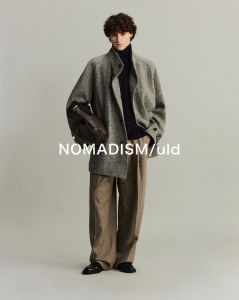 ULD | Color Fixed Multi Texture Sheep Wool Floral Removable Collar Short Handmade Coat