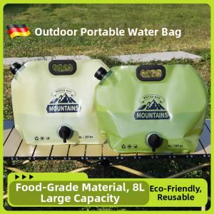HUAZINIAO | Portable Foldable Large Capacity Water Storage Bag with Tap Plastic Handheld