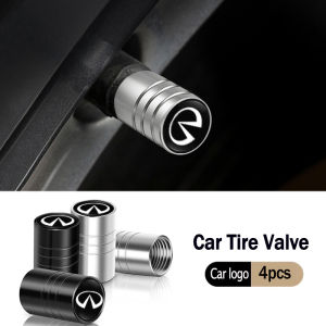 4Pcs Car Wheel Tire Valve Stem Caps Dust Cover Auto Accessories For Infiniti Q50 G37 FX30 FX35 Q60 QX50 M37 FX45 QX30 QX60 FX EX