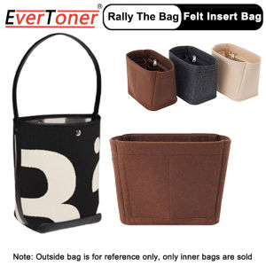 EverToner Felt Insert Bag Organizer for Rally The Bag Bucket Bag Storage Bag Support Shaping Lining Bag