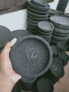 COBEK BATU UK 12CM SATU SET ULEKAN