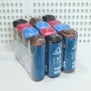 Thick Kitchen Home Use Garbage Bags Large Size Hygienic Classification Cleaning Bags Affordable Four Rolls 120 Pieces