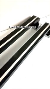 Terlaris Handel Pintu Rumah Minimalis Motif Gawang 60 cm - Gagang Tarikan Pintu Mewah Stenliss anti karat motif Gawang Hitam