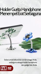 Holder Flexible Flower Universal 360 Derajat Gurita Magic Phone Bracket Standing HP Holder Mini