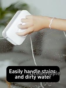 [Shipping Today] TBH Double Sided Magnetic Window Cleaner Wipe one side Wash two sides Magnetic window glass cleaner Cleaning high-altitude windows is effortless Window Cleaning Tools Magnetic Brush for Washing Windows Glass Wiper 抹窗口神器Window wiper