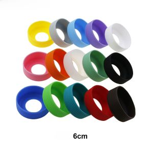 Anti-Slip Silicone Cup Protector Cover Screw Thread round Thermal Cup Mat Heat Resistant Water Bottle Bottom Cushion
