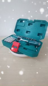 Bộ khẩu 20 chi tiết đầu tuýp 1/4 làm từ thép CR-V đa năng tiện lợi TOTAL THT141201 - có hộp đựng cao cấp bền bỉ không biến dạng khi dùng - Dmall247