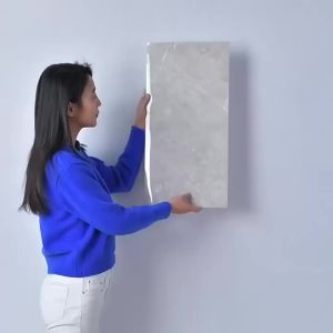 Miếng Dán Tường PVC Tự Dính Dày Dặn Trang Trí Sàn Gạch Đá Cẩm Thạch Chống Thấm Nước Cho Nhà Vệ Sinh Nhà Bếp Gia Đình - Gói 10/30/50 Miếng