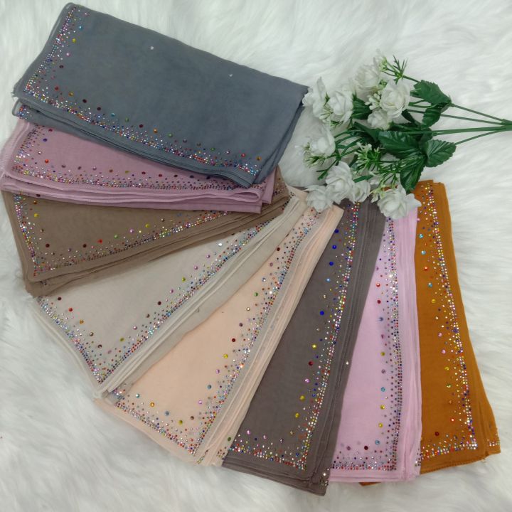 Tudung Bawal Airis Premium Full Sekeliling