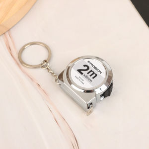 Durable Mini Small Portable Tape Measure Portable Key Chain 2 M Ruler Household Steel Tape Measure