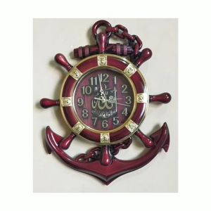 Jam Dinding Model Jangkar & Kaligrafi Bunyi Melodi