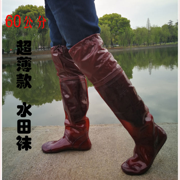 Knee Boots Men's Thigh High Rubber Boots Rain Boots Mens Hip