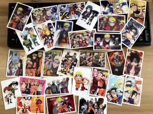30/420pcs Anime Lomo Card One Piece Demon Slayer Slam Dunk Photocard Jujutsu Kaisen Spy X Family Blue Lock Naturo 原神 海贼王