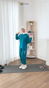 Setelan Olahraga Sekolah SD Laki Laki Perempuan Lengan Panjang dan Pendek