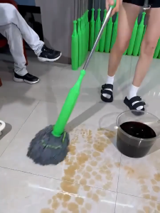 ⚡Praktis⚡Pel Rumah Tangga/Otomatis Berputar - Sekali Putar Langsung Kering | Basah &amp Kering | Tanpa Cuci Tangan BBS Pel