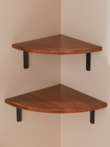 Wall-Mounted Decorative Corner Shelf Non-Drilling Easy Installation