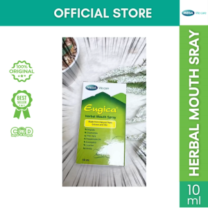 MEGA We Care Eugica Herbal Mouth Spray 10ml | Semprot Segar Mulut & Tenggorokan Resmi