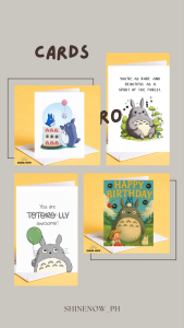 Totoro Inspired Cute Anime Card Rare Beautiful Quote Greeting Card Gift