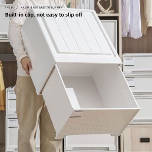Transparent Plastic Drawer Storage Box for Clothes
