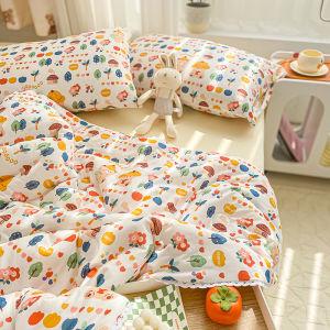 Class a Knitted Cotton Summer Cool Air Conditioner Baby Children Thin Quilt Kindergarten Toddler Ins Summer Core Washable