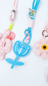 HYENA X HYTRIX CHARM (BC) - Bag  Charm 2IN1 | Macrame Carabiner Charm | Keychain | Gantungan Kunci | Gantungan Tas Lucu