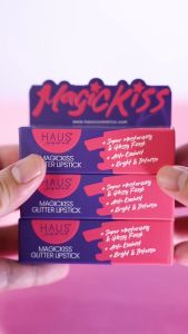 HAUS Cosmetics Magickiss GLITTER LIPS Crystal Shine Magic Lipstick Glitter Lipsticks Lipbalm Moisturiser