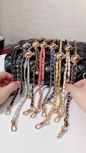 Dây Đeo Túi Điều Chỉnh Độ Dài DA ĐEN Đan Xích 7mm - 100style