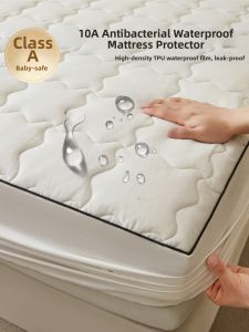 MUSHABAI | Antibacterial Anti-Mite Waterproof Mattress Protector