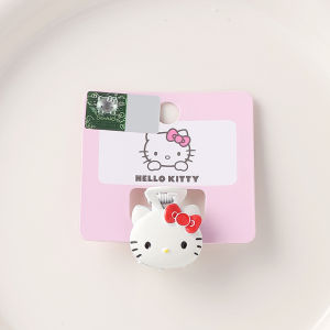 Adorable Sanrio Cat Girl Hair Accessories Hair Clips Alloy Cute  out Sweet Style Hair Grips for Daily Use Girl Heart