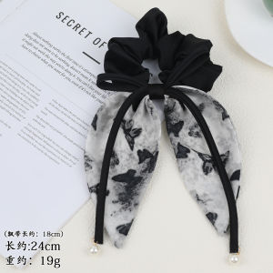 ริบบิ้นลายจุดสไตล์ฝรั่งเศส ยางรัดผม ริบบิ้นลายผีเสื้อ ประดับผม ยางรัดผม ริบบิ้น ยางรัดผม ริบบิ้น ลายจุด ริบบิ้น ลายจุด