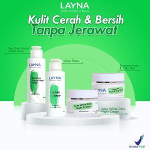 ❤️PK❤️ LAYNA SKINCARE PAKET ACNE SERIES - PENGHILANG JERAWAT - PERAWATAN JERAWAT - JERAWAT MEMBANDEL - ANTI ACNE