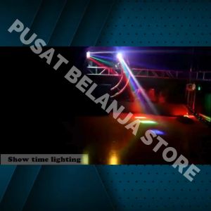 BERGARANSI JUNHE Lampu Sorot Panggung bergerak sensor suara konser disco LED RGBW DMX512 40W JH 40