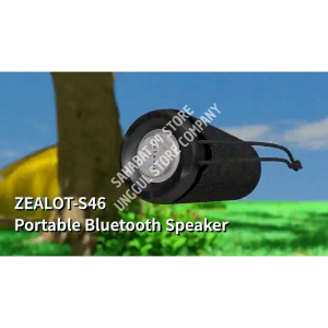 COD ZEALOT Speaker Bluetooth Portable Subwoofer Outdoor Waterproof 10W - S46 / Speaker Bluetooth Full Bass / Speaker Bluetooth Subwoofer Bass / Speaker Bluetooth Outdoor Camping Hiking Mendaki / Speaker Rumahan Super Bass / Speaker Ruangan Full Bass