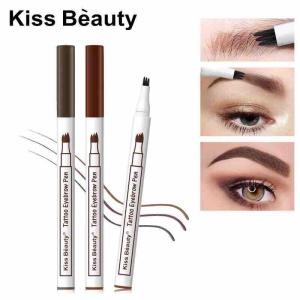 NYL  4Colors Microblading Liquid Eyebrow Pencil Makeup Fine Sketch Liquid Eyebrow Pen Long Lasting Natural Waterproof Eyebrow Tattoo