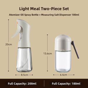 Non-hanging Oil-proof Food-grade Glass Spray Oil Bottle