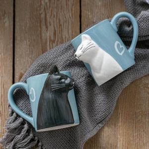 Cats Cartoon 3D Mugs for Couples