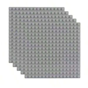 แผ่นฐานบล็อก 5 ชิ้น ขนาด 16x16 มม. ใช้ได้กับแบรนด์ทั่วไป ของเล่นเสริมสร้างความคิดสร้างสรรค์สำหรับเด็ก อุปกรณ์เสริมฐาน